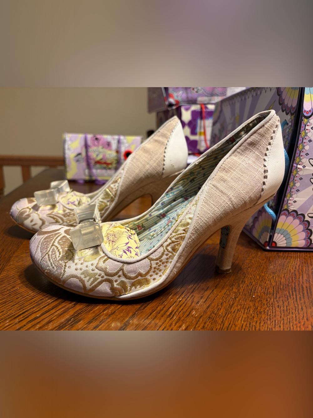 Irregular Choice Lucite Lovely bronze 39.5/8.5